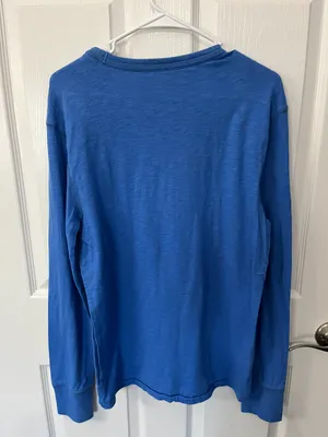 American Eagle Size Medium Blue Long Sleeve Top thumbnail 2
