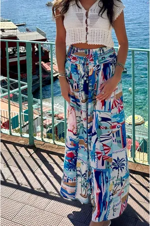 Beach Coverup Pants Multiple thumbnail 2