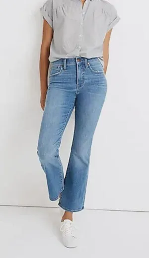 - Cali Demi-Boot Jeans Medium Wash Mini Flare thumbnail 1