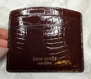 KATE SPADE New York Sylvia Croc-Embossed Cardholder thumbnail 1