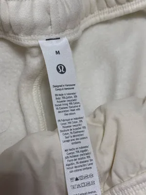 Lululemon Steady State SuperLoft Shorts 3.5” M Ivory Coconut thumbnail 5