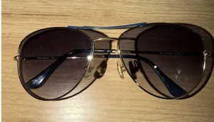 Kate Spade 135 Ally P/S Sunglasses Silver Rim With Dark Lenses Polarized thumbnail 1