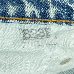 Vintage Levi's Acid Washed Orange Tab 550 Relaxed Taper Jeans Denim 36 X 32 thumbnail 11