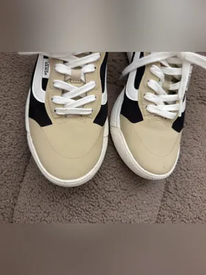 the Vans UltraRange EXO sneakers in a beige and black colorway unisex 7.5 W thumbnail 4