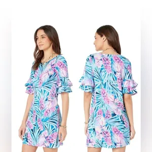 Lilly Pulitzer Lula Dress Mr Peacock Tweethearts S thumbnail 2