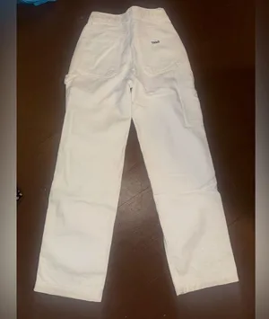 Aritzia TNA White Carpenter Cargo Pants thumbnail 3