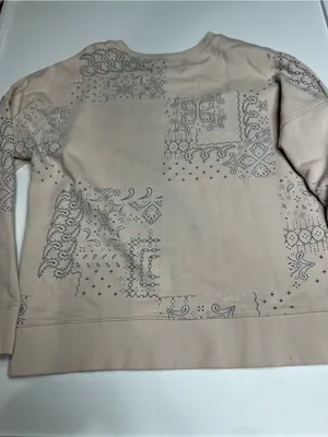 Fabletics Light Beige Crewneck Sweatshirt small thumbnail 8