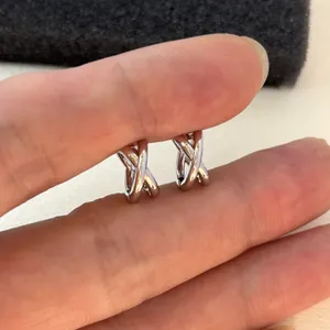 12mm Small Hoop Earrings for Men Women Streetwear Punk Hip Hop Unisex Earrings thumbnail 1