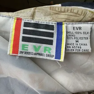 Vintage EVR Silk Windbreaker Statement Cruise‎ Jacket M | Y2K Travel Maximalist thumbnail 8