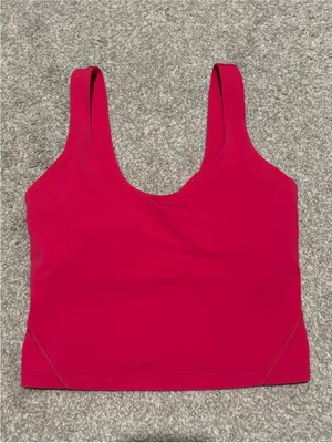 Lululemon Align Tank Top *Light Support, A/B Cup in Passionate - Size: 2 thumbnail 5