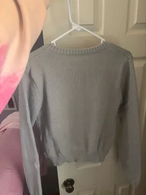 SheIn Grey sweater thumbnail 3