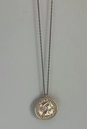 Gold Coin Necklace thumbnail 1