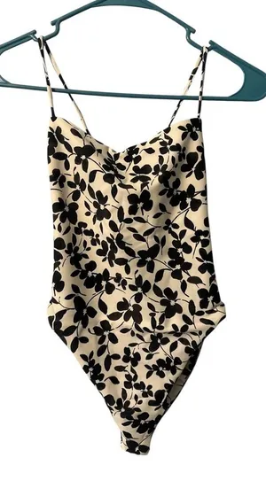 Skatie Resa‎ Black/White One Piece Swimsuit, XS thumbnail 1