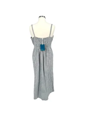 Market Spruce Coastal Nautical Striped Maxi Sun Dress Blue White Size 2X NWT thumbnail 8