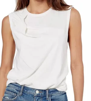 Joie hillhurst twist front sleeveless tank shirt thumbnail 1