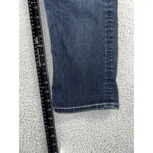 Buckle Bke Denim Jeans Women 30 Low‎ Rise Cropped Thick Stitch Y2K Western Retro thumbnail 5