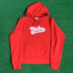 Ohio State University Vintage 90s Red Spellout Hoodie thumbnail 1