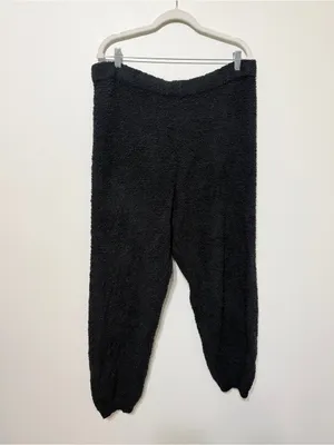 SKIMS Plush Jogger Size 2X/3X Black Comfy Lounge PJ Sweats thumbnail 2