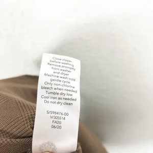 Athleta Skyline Plaid Pants Size 2 Brown Paperbag Tie Casual Lightweight thumbnail 7