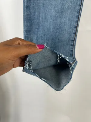 NWT STS Blue Ellie High Rise Crop Skinny Jeans Raw Hem Size 25 thumbnail 6