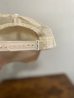 Billabong Cream Trucker Hat with Brown Palm Embroidery thumbnail 4