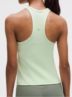 lululemon Align Racer back- waist length, Light Mint thumbnail 2