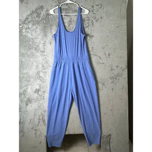 Sweaty Betty Racerback Jumpsuit Periwinkle Blue Relaxed‎ Athleisure Size 8 thumbnail 3