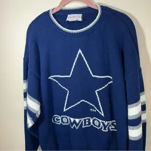 Vintage Barrel II Dallas‎ Cowboys Football Sweater XL thumbnail 2
