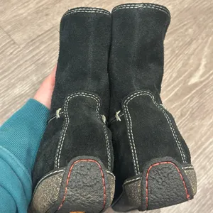 Timberland Black Reykir Ghillie Suede Lace-Up Sherpa‎ Moccasin Boots Boho Cozy 8 thumbnail 8