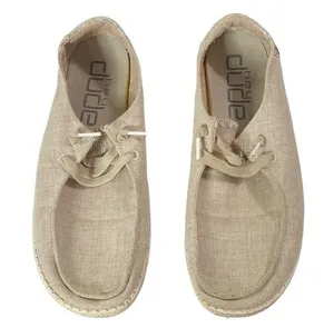 Hey Dude Wendy slip on canvas shoes with embroidery in Dusty Inca size 9 thumbnail 1