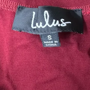 Lulus Yes‎ to the Mesh Wine Red Half Sleeve Skater Mini Dress Size S thumbnail 8
