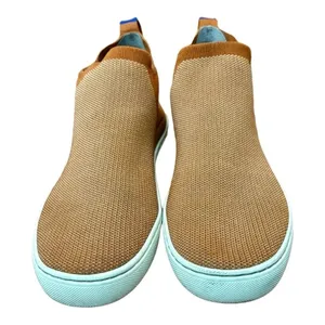 Rothy's Women’s The Chelsea Brown Fawn Melange Knit Pull On Ankle Boots Size 8.5 thumbnail 2