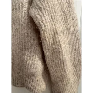Everlane Cream Ribbed Turtleneck Alpaca and Merino Wool Sweater thumbnail 3