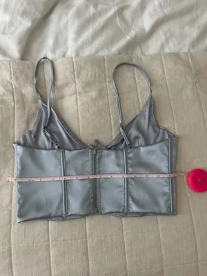 White Fox blue corset top thumbnail 8