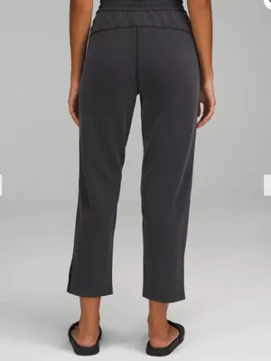 lululemon softstreme brushed Women's Charcoal Straight Leg Track Pants 14 thumbnail 2