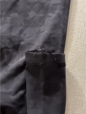 Black Lululemon Camouflage Leggings and Tank Set thumbnail 3