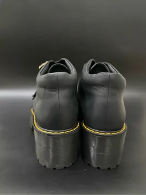 DR. MARTENS Coppola Black Leather Platform Ankle Boots Buckle Women’s Size 9 US thumbnail 5