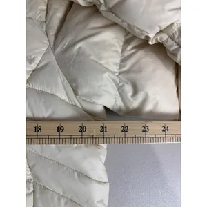 Columbia White Autumn Park Down Jacket Large‎ Omni-Heat Mink-Fleece Collar $130 thumbnail 8