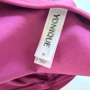 Younique Burgundy Red Halter Swim Tank Top Size Medium Swimsuit Top thumbnail 3