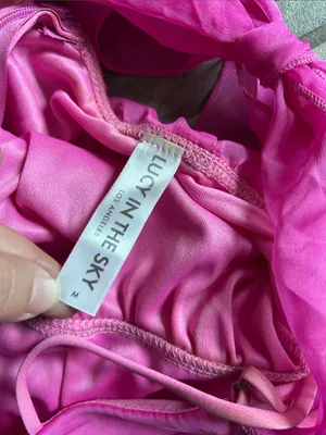 Lucy in the Sky Hot Pink Spaghetti-Strap Mini Dress thumbnail 2