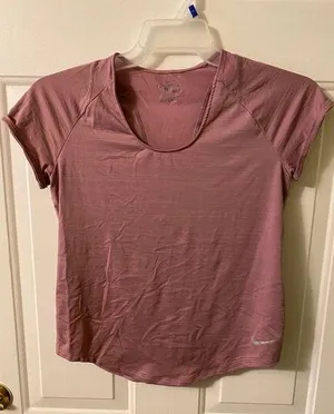 Pink Nike Dri-Fit shirt mesh back size Small thumbnail 1
