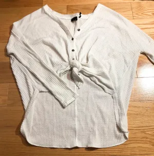 Out From Under Jojo Oversized Thermal Top thumbnail 1