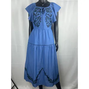 Lost + Wander Riviera Midi Blue Medium Dress thumbnail 3
