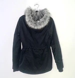 Lorna Jane Black Fur Lined Parka thumbnail 5