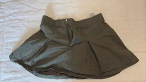 Abercrombie Olive Green Skort thumbnail 4