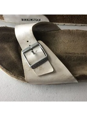 Birkenstock Madrid Birko-Flor Sandals White 41 Narrow Women's Size 10 thumbnail 5