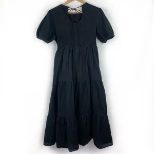 Petal & Pup Black Midi Dress thumbnail 5