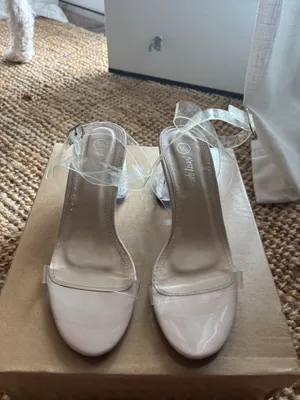Nasty Gal Clear Heels thumbnail 2