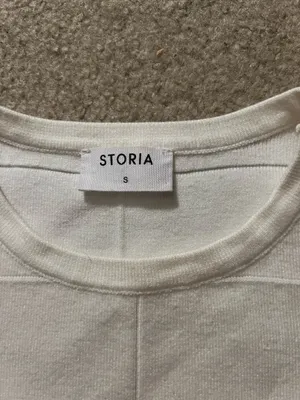 Storia White Crop Top thumbnail 3