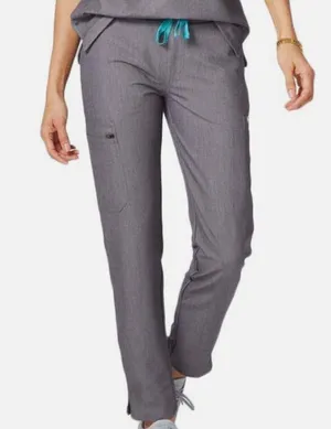 Figs Technical Collection ‘Yola’ Kade Gray Cargo Skinny Scrub Pants thumbnail 1